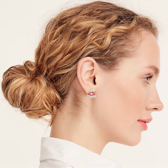 J.Crew NWT Holiday Stud Earrings Set of Three - Picture 3 of 7